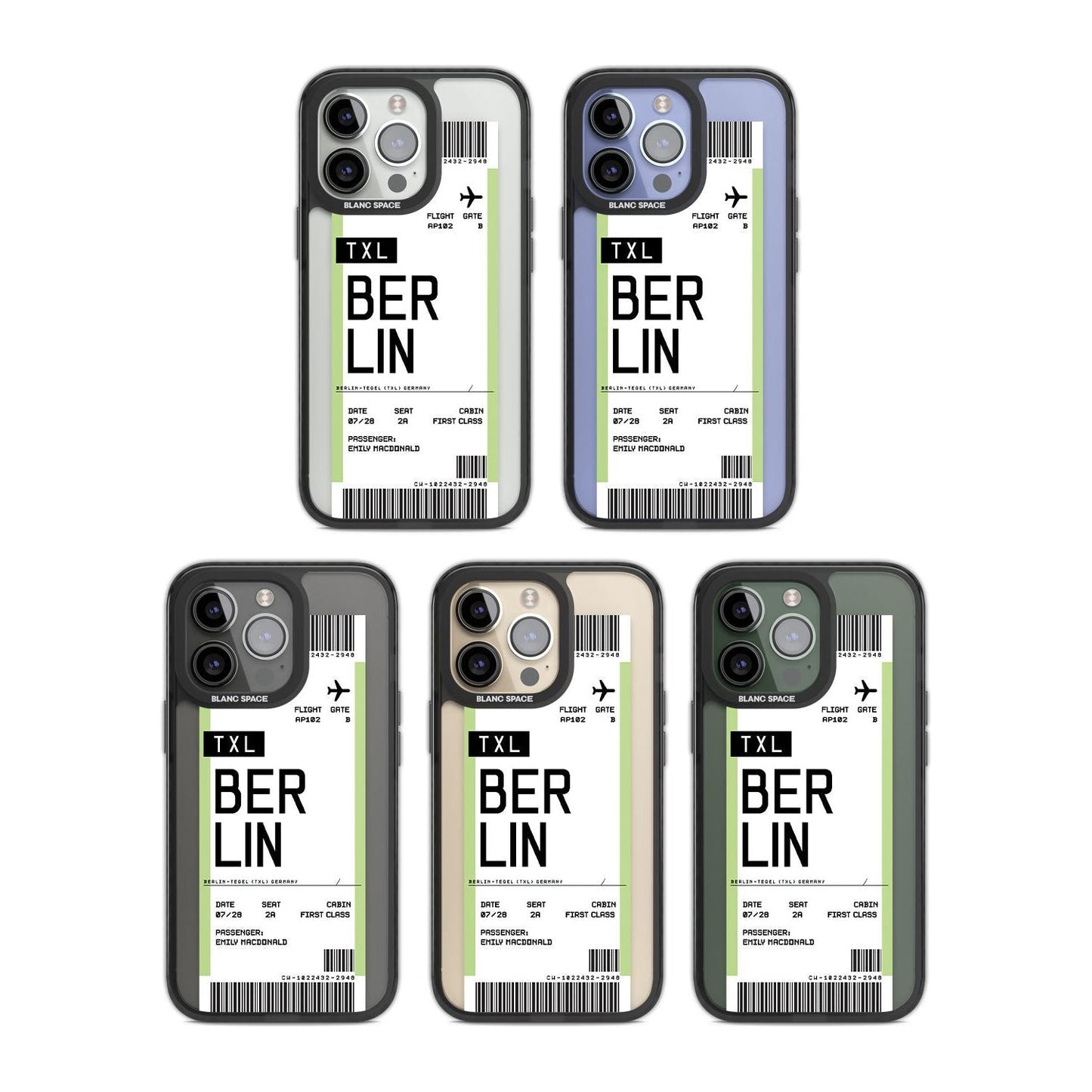 Personalised Berlin Boarding Pass