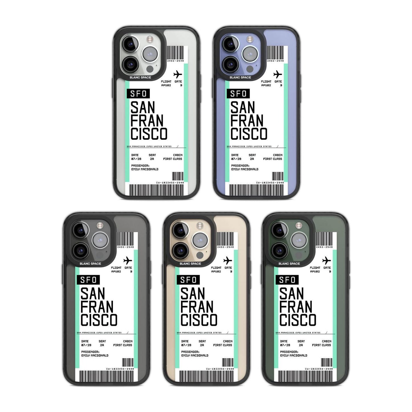 Personalised San Francisco Boarding Pass