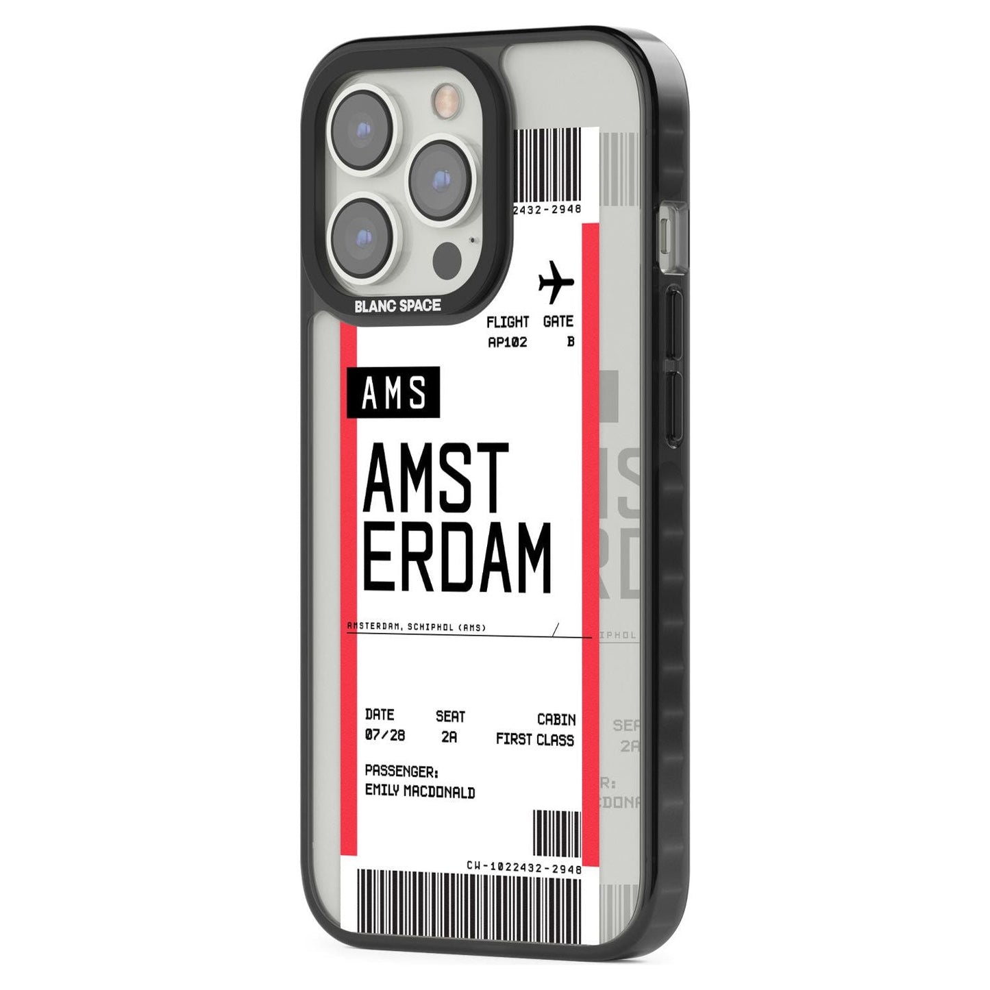 Personalised Amsterdam Boarding Pass
