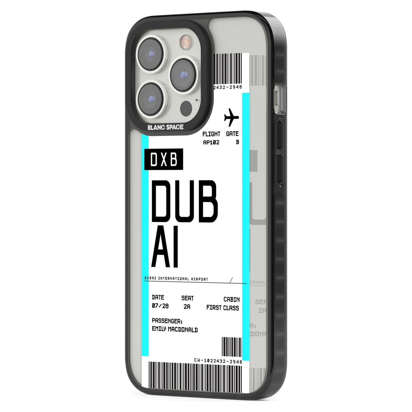 Personalised Dubai Boarding Pass