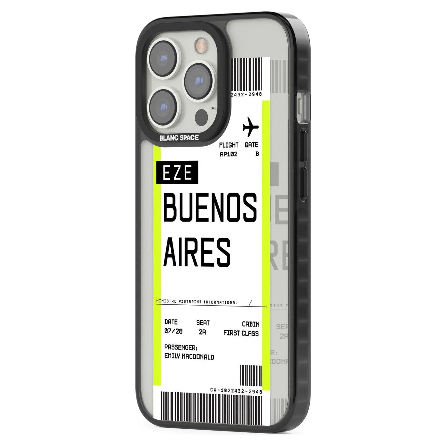 Personalised Buenos Aires Boarding Pass