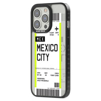 Carte d'embarquement personnalisée pour Mexico