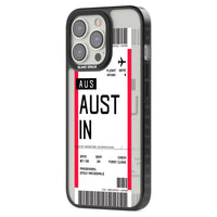 Personalised Austin Boarding Pass