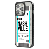 Carte d'embarquement personnalisée pour Nashville