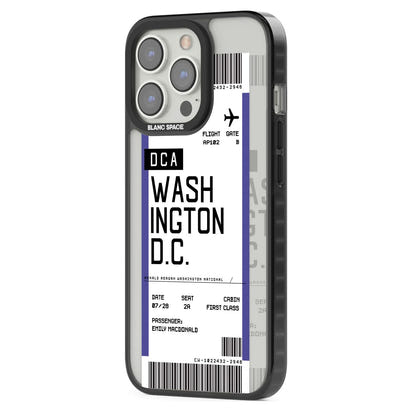 Personalised Washington D.C. Boarding Pass