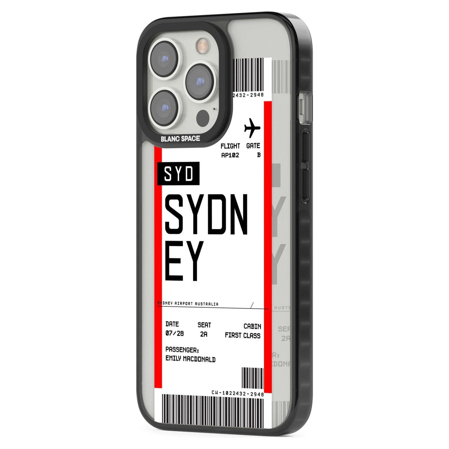 Personalised Sydney Boarding Pass
