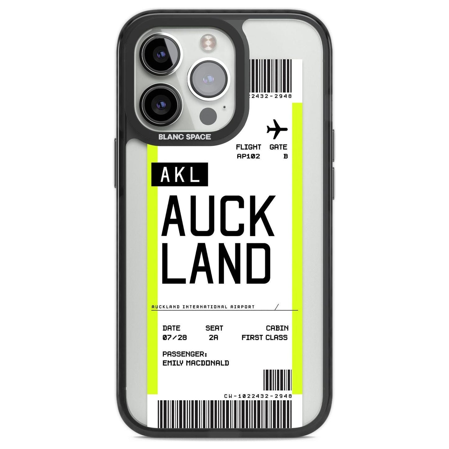 Personalised Auckland Boarding Pass