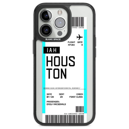 Personalised Houston Boarding Pass