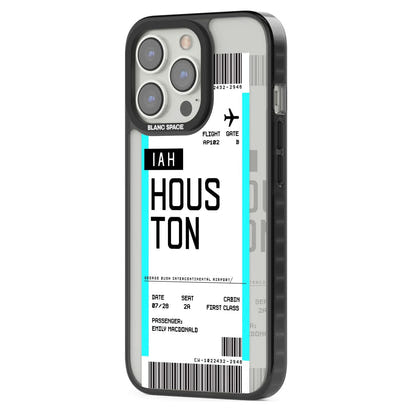 Personalised Houston Boarding Pass