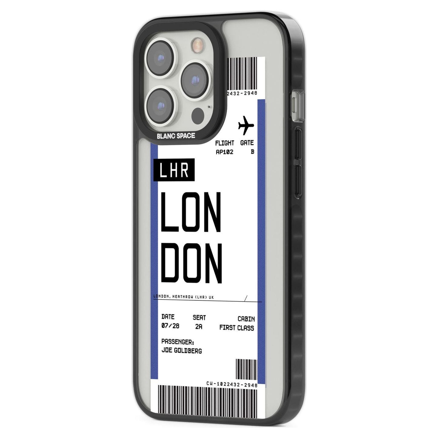 Personalised London Boarding Pass
