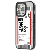 Personalised Belfast Boarding Pass