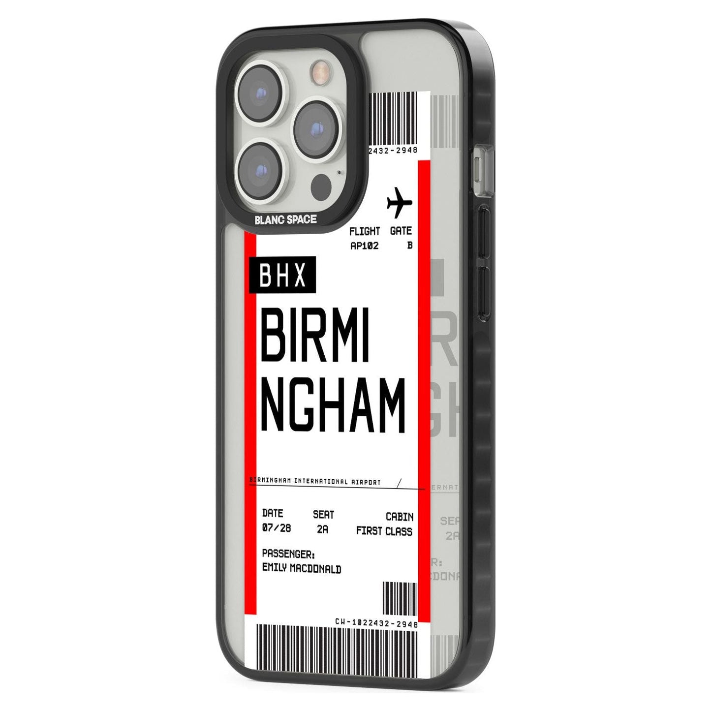 Personalised Birmingham Boarding Pass