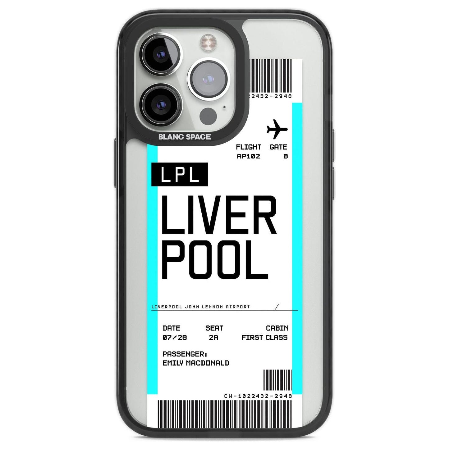 Personalised Liverpool Boarding Pass