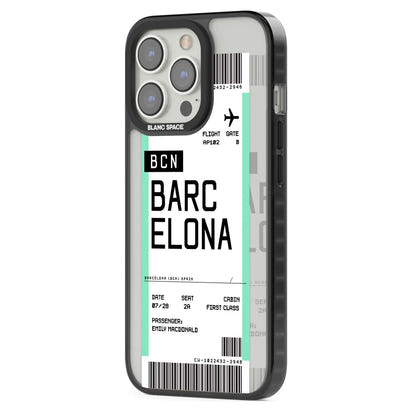 Personalised Barcelona Boarding Pass