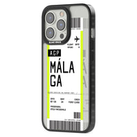 Personalised Málaga Boarding Pass