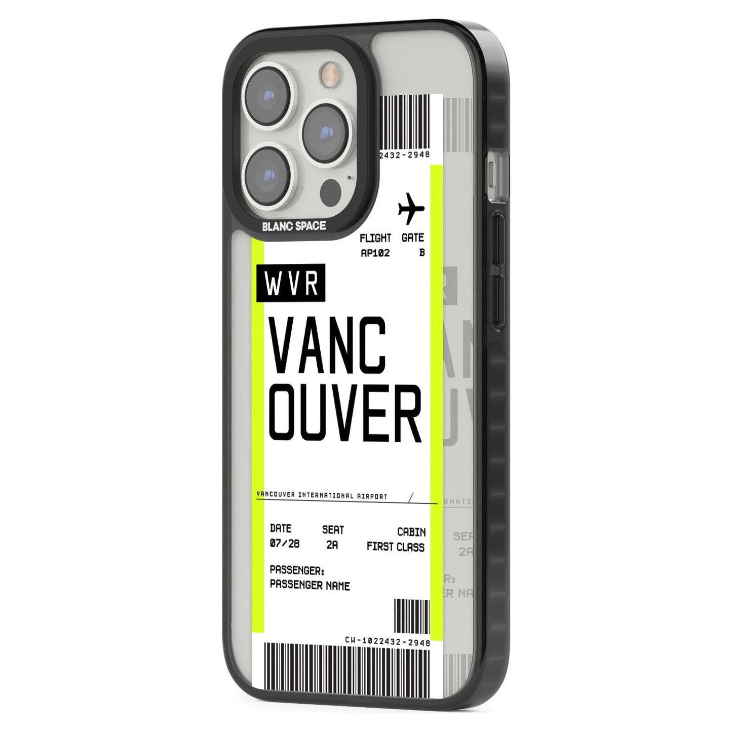 Personalised Vancouver Boarding Pass