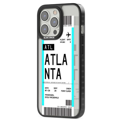 Personalisierte Atlanta-Bordkarte