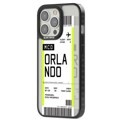 Personalised Orlando Boarding Pass