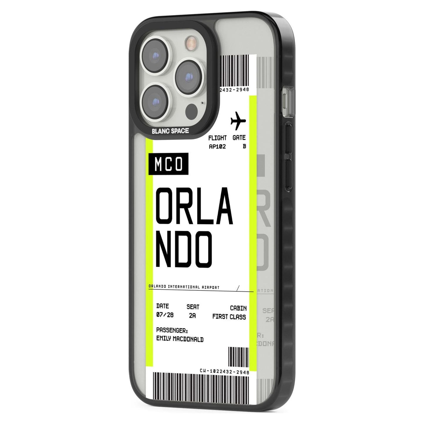 Personalised Orlando Boarding Pass