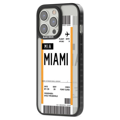 Personalised Miami Boarding Pass