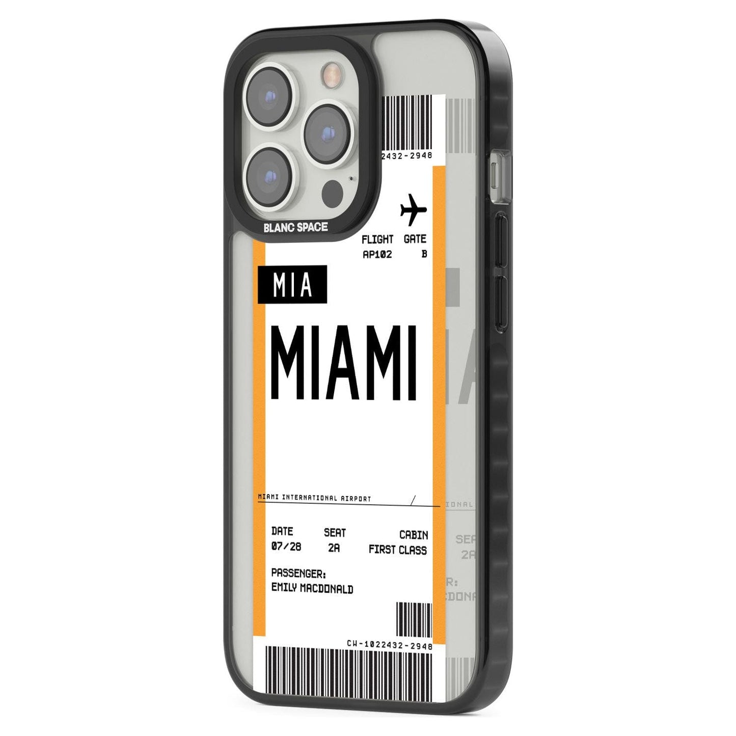 Personalised Miami Boarding Pass