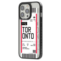Personalised Toronto Boarding Pass