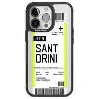 Personalisierte Bordkarte für Santorini