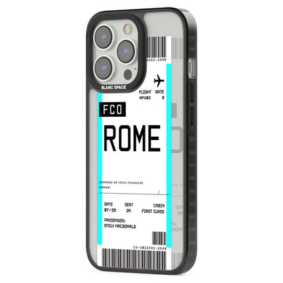 Personalised Rome Boarding Pass