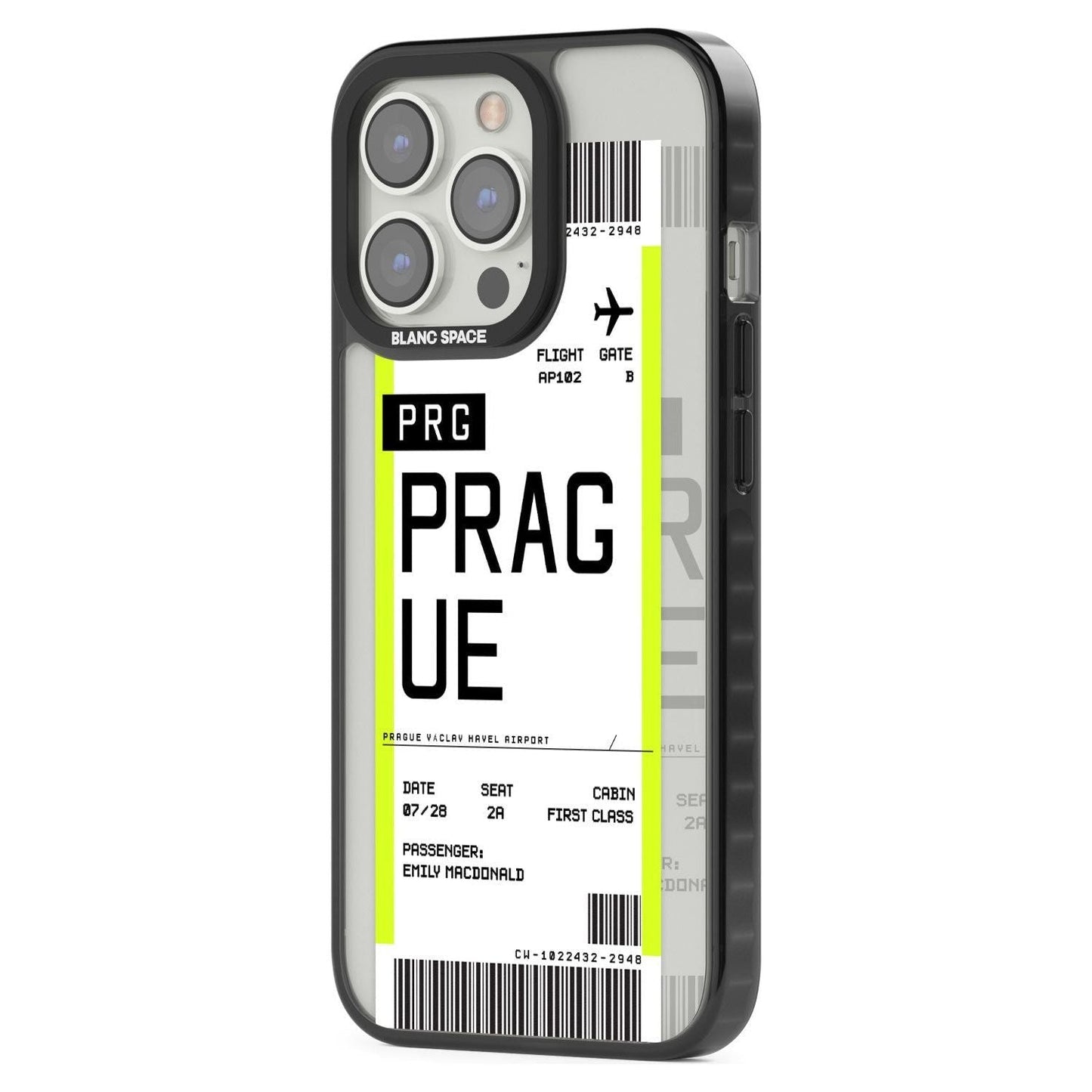Personalised Prague Boarding Pass