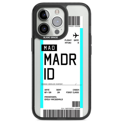 Personalised Madrid Boarding Pass