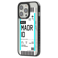 Personalised Madrid Boarding Pass