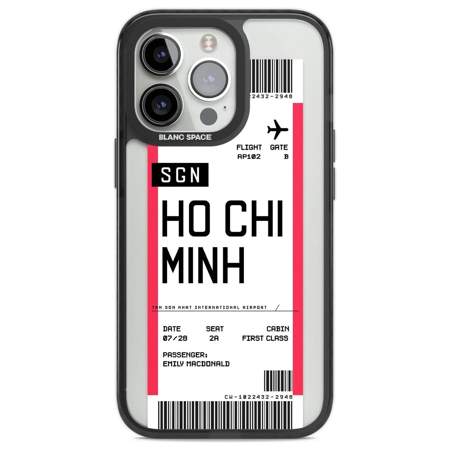 Personalised Ho Chi Minh Boarding Pass
