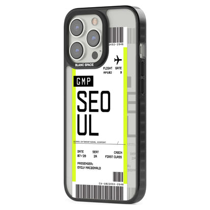 Personalised Seoul Boarding Pass