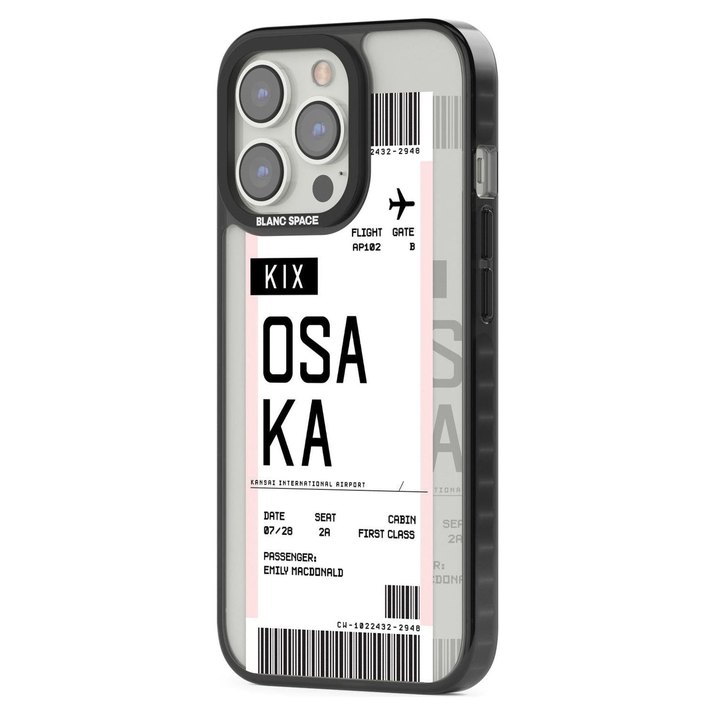 Personalised Osaka Boarding Pass