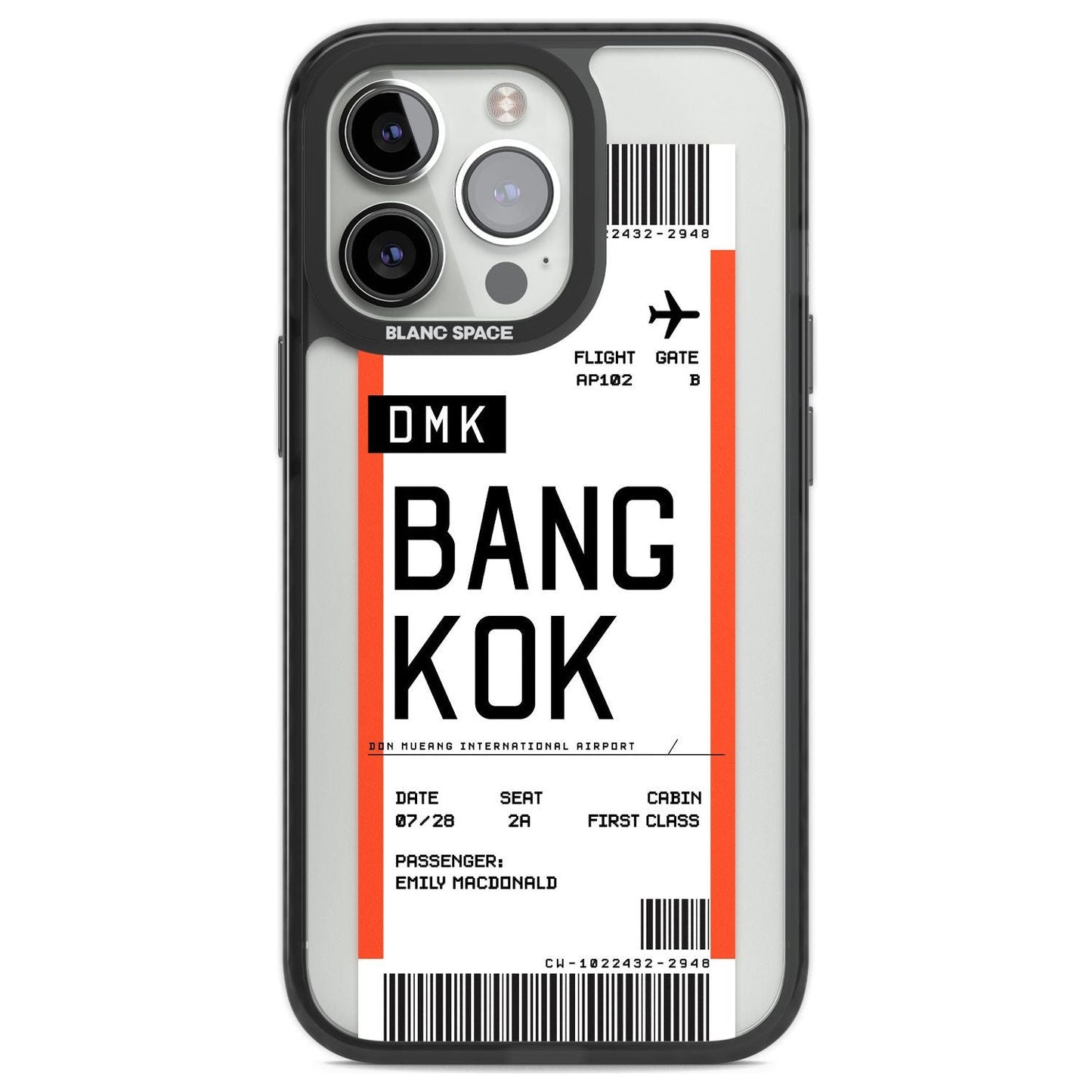 Personalised Bangkok Boarding Pass