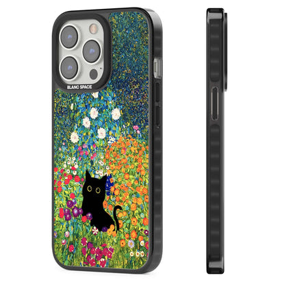 Cat in Klimt's Garden
