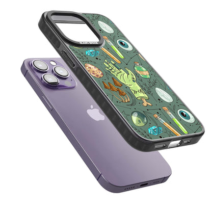 Motif expérimental de dessin animé pour Halloween