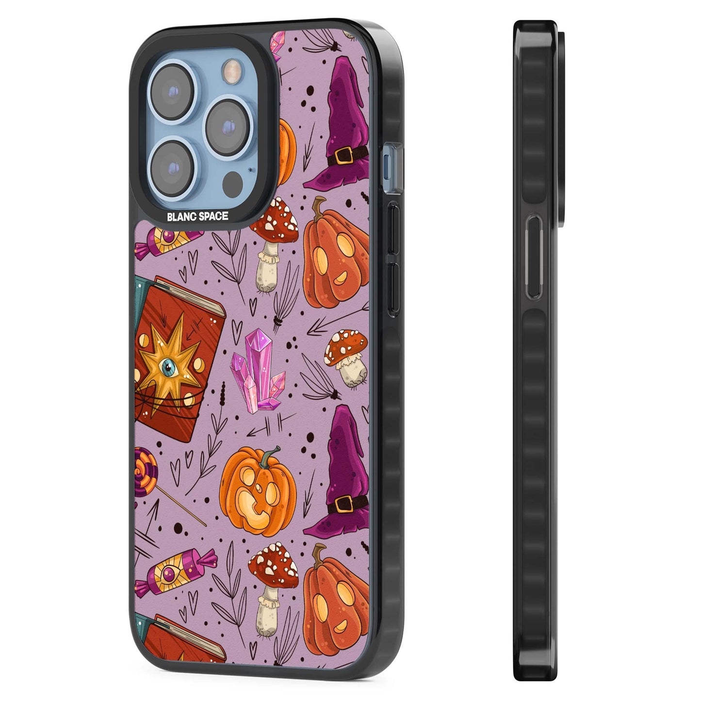Witchy Cartoon Halloween Pattern