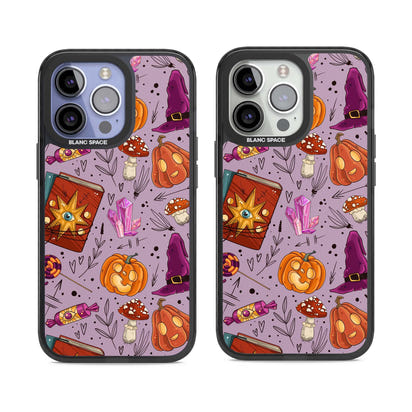 Witchy Cartoon Halloween Pattern