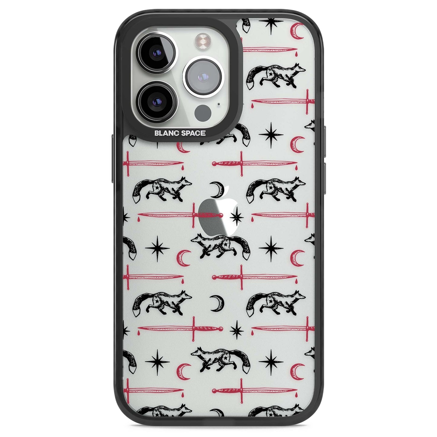 Motif renard et lame