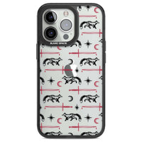 Motif renard et lame