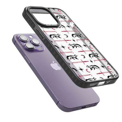 Motif renard et lame