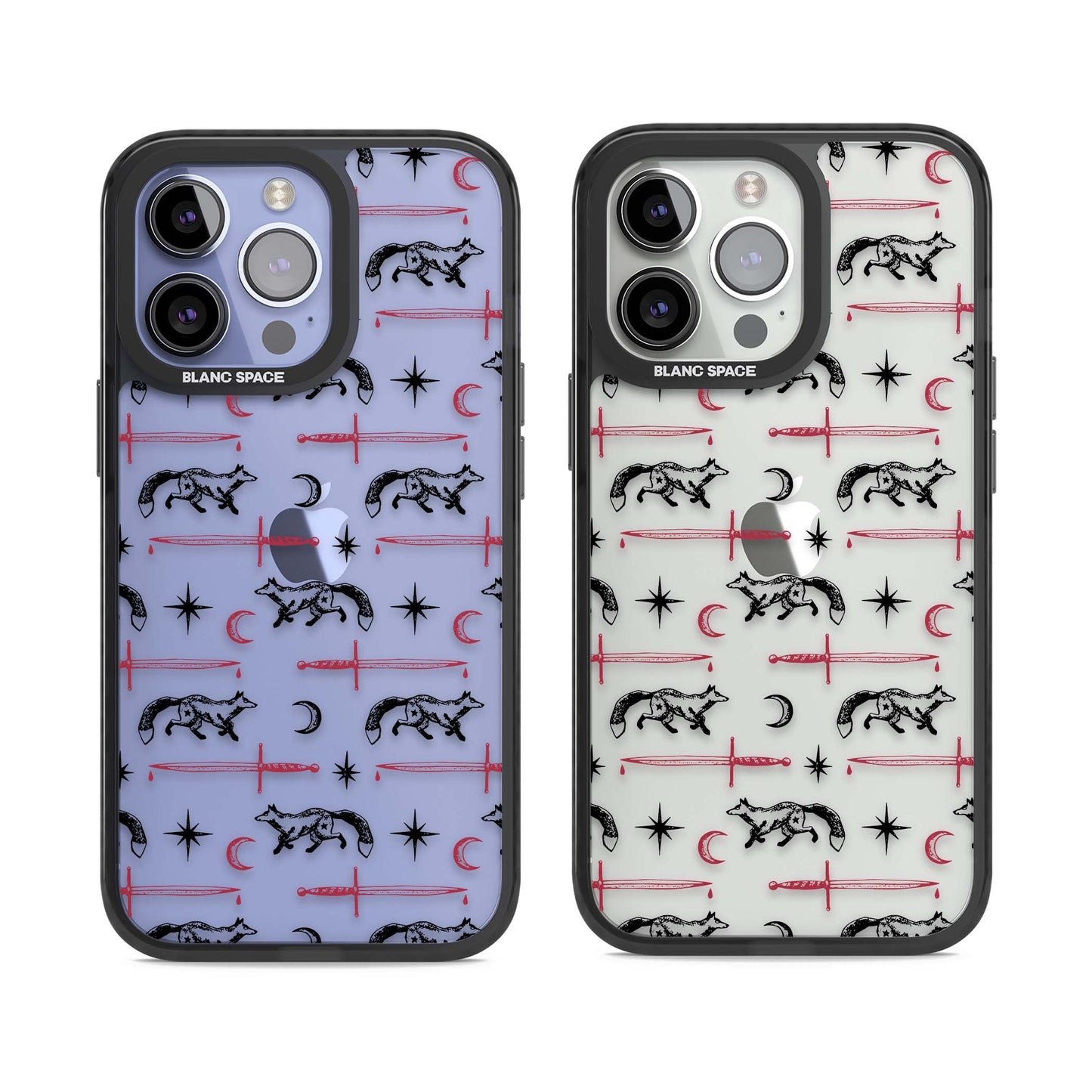 Motif renard et lame