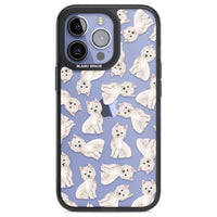 Motif de chien Westie