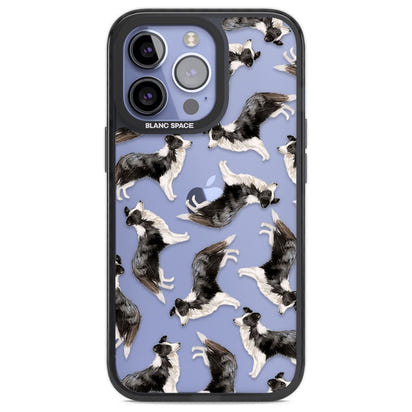 Border Collie Pattern Watercolour