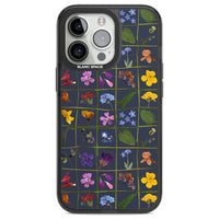 Grille de fleurs sauvages