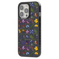 Grille de fleurs sauvages