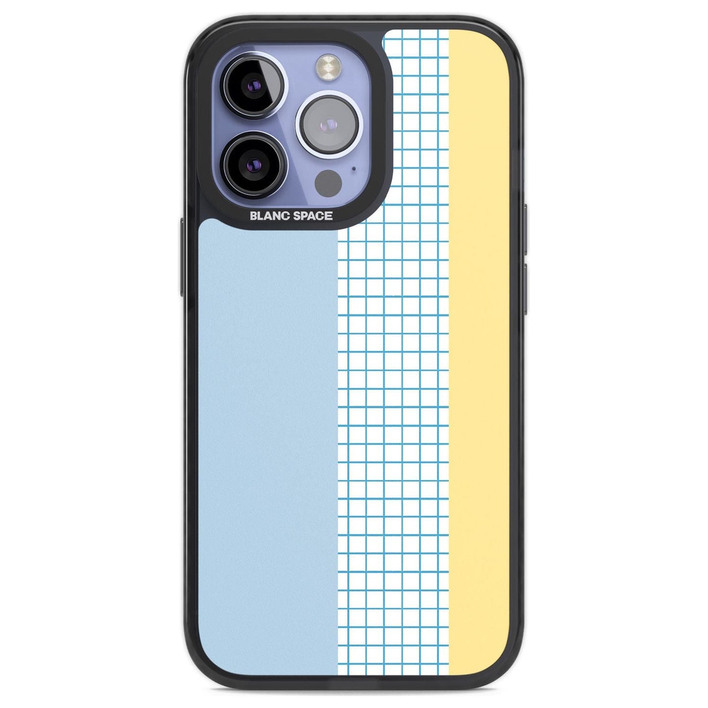 Abstract Grid Blue & Yellow