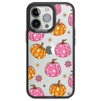 Motif de citrouilles Fleurs et Étoiles