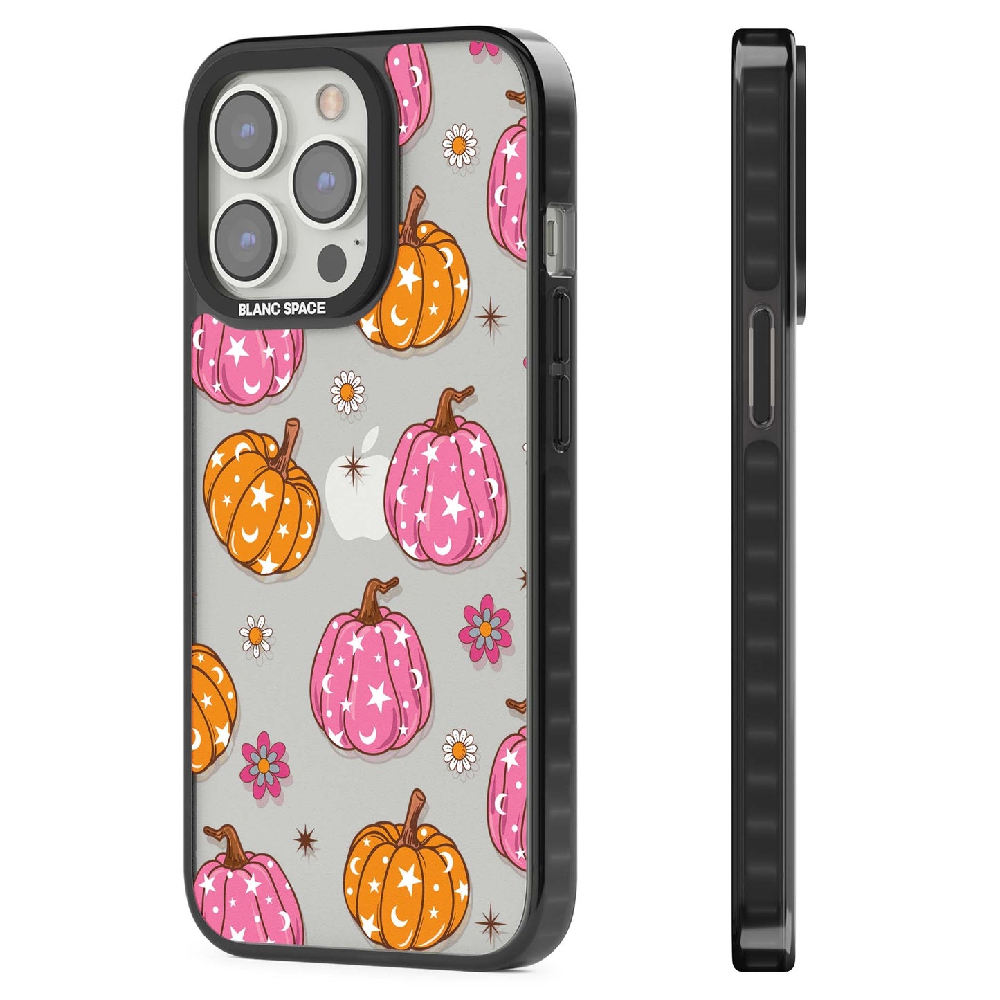 Motif de citrouilles Fleurs et Étoiles